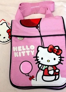 Hello Kitty - Sanrio - Tracollina in Tessuto Rosa 15x20- Cartorama - Nuovo - Imagen 1 de 5