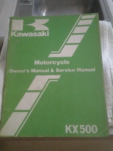 Kawasaki KX 500-A1 Owners maintenance manual 1982 -83 - Picture 1 of 4