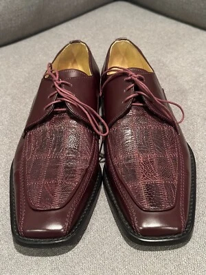 Zapatos de vestir Steve Harvey Ostrich Leg Derby para hombre talla 10 Foto 1 de 4