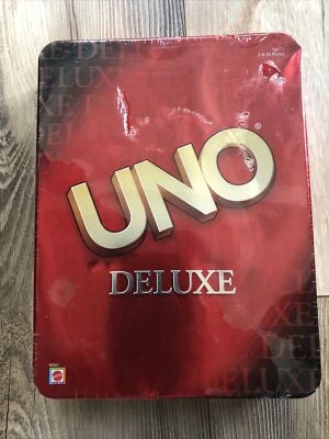 UNO Deluxe Toys R US Exclusive Mattel B0001 Tin Vintage Rare Toys SEALED - Image 1 of 4