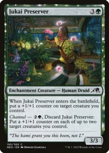 MTG Magic the Gathering Jukai Preserver (195/572) Kamigawa Neon Dynasty NM - Picture 1 of 6