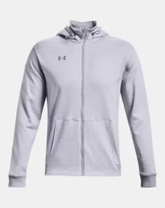 Under Armour Men's Mod Grey/Steel Armour Fleece Storm Full Zip - Picture 1 of 1