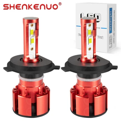 LED Headlight High Low Beam Bulbs Kit White For Nissan Versa 2007 2008-2013 4x - Image 1 of 4