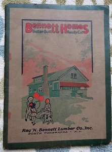 BENNETT HOMES 1920 Catalog-Arts &Crafts Craftsman Bungalow House Plans-TONAWANDA - Picture 1 of 9