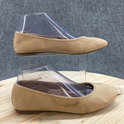 Old Navy Shoes Womens 8 Casual Slip On Ballet Flats Beige Fabric Round Toe - Image 1 of 4