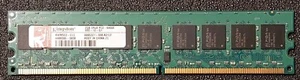 Lot of 2 Kingston KWM553-ELC 2GB 2RX8 PC2-6400E 800MHZ 240-PIN ECC CL6 1.8V - Picture 1 of 2