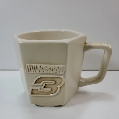 Taza de café NASCAR vintage Dale Earnhardt Sr #3 en relieve 3D tuerca Foto 1 de 4