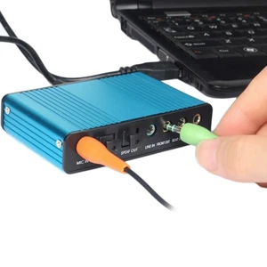 USB 6Channel 5.1 Audio External Optical Sound Card Adapter For PC Laptop SkypeMP - Picture 1 of 7