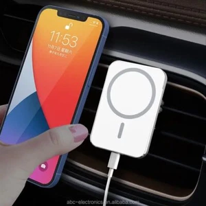 Magnetic Car Phone Holder Wireless Charger for iPhone 12 13 11 14 Pro - Photo 1 sur 11