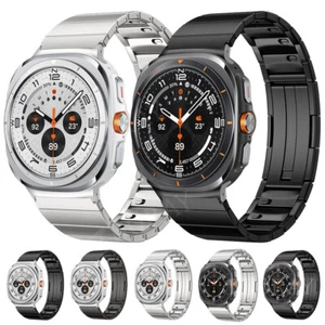 Correa de reloj de metal de acero inoxidable de lujo para Samsung Galaxy Watch Ultra 47 mm - Imagen 1 de 15