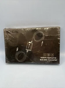 Neoteck 192kHz DAC Converter Digital to Analog with Optical SPDIF to RCA Cable - Picture 1 of 2