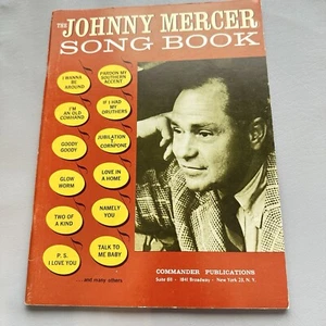 Johnny Mercer Song Book Sheet Music Score 1966 Commander - Picture 1 of 8