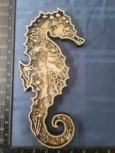 Seahorse Wall Nautical Beach Decor - Picture 1 of 3