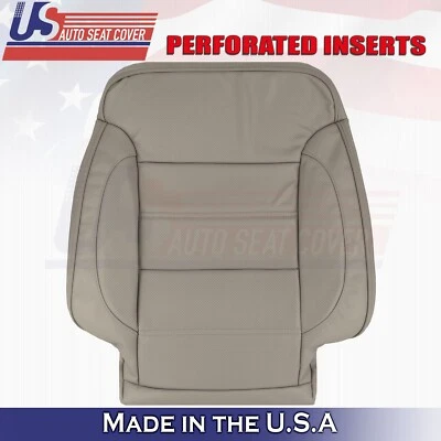 2015 to 2019 For GMC Yukon Denali Front Driver Side Top Leather Seat Cover Tan - Image 1 of 4