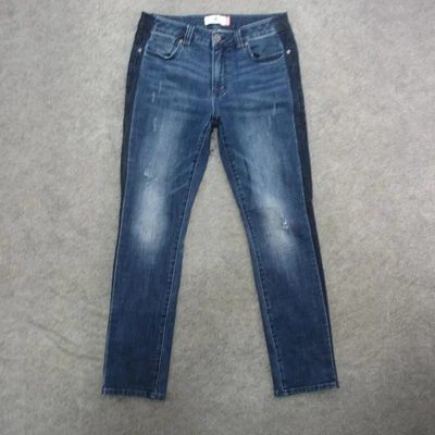 Cabi Jeans Womens 8 Blue High Straight High Rise Straight Leg Denim Medium Wash - Image 1 of 4