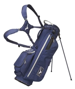 Mizuno BR-D3 Golf Stand Bag NEW Navy Grey 4-Way - Picture 1 of 4