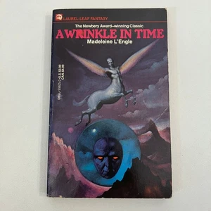 A Wrinkle in Time SIGNED Madeleine L'Engle Dell Laurel Leaf 1976 VTG Inscribed - Picture 1 of 10