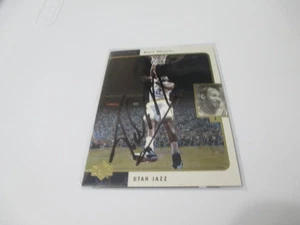 Tarjeta de baloncesto autografiada 1996 Upper Deck Karl Malone Utah Jazz "Star" - Imagen 1 de 2