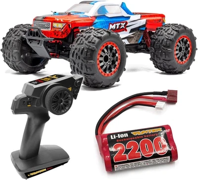 Auto Elettrica Telecomandata Monster Truck MTX Sport Edition Rosso RTR - Immagine 1 di 4