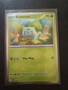 Bulbasaur - SVP 046 - Cosmos Holo Promo - 151 - Black Star Promo - Pokemon Card - Picture 1 of 2