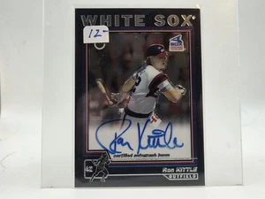 2004 Topps Retired Signature Edition Ron Kittle Auto Autograph JX4267 - Picture 1 of 2
