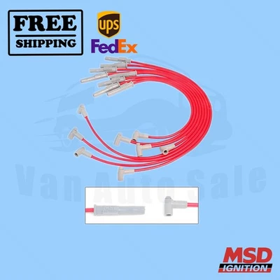 Juego de cables de bujía MSD para camioneta Chevrolet G10 74 Foto 1 de 2