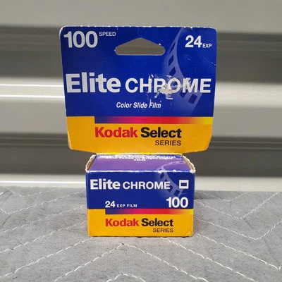 VTG Sealed Kodak Elite Chrome 35mm Film ISO 100 24 Exposures Expires 04/2001 NEW - Image 1 of 4