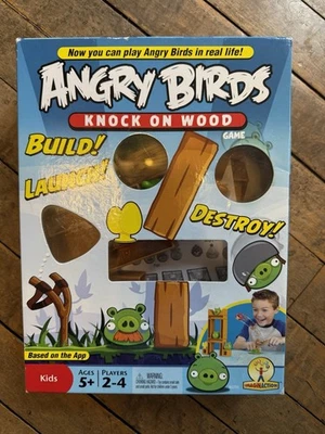 Angry Birds Knock On Wood Game Mattel 100% Complete Fast Shipping! - Image 1 of 4