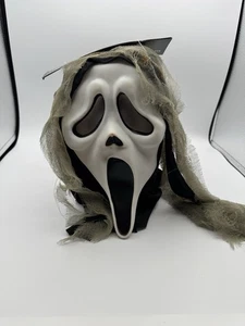 SCREAM GHOST FACE CRYPT CREATURE GAUZE MASK HALLOWEEN COSTUME FW8517GF - Picture 1 of 6