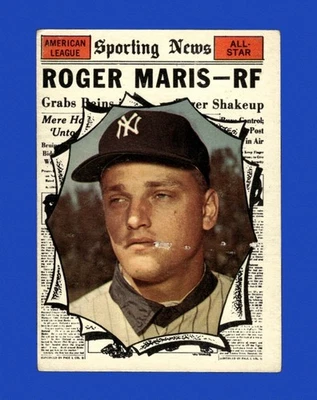 1961 Topps Set-Break #576 Roger Maris baja calidad (relleno) *GMCARDS* Foto 1 de 2