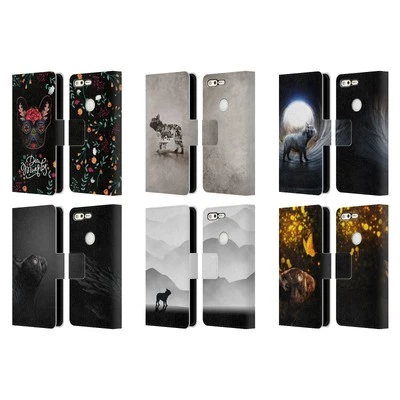 OFFICIAL KLAUDIA SENATOR FRENCH BULLDOG LEATHER BOOK CASE FOR GOOGLE PHONES - Image 1 of 4