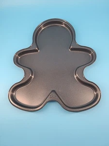 Wilton Gingerbread Man Jumbo Baking Pan 14.5"x12" Cookie Christmas Non-Stick - Picture 1 of 4