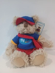 RARO Oso de Peluche Flybe Freddy Nº 3 Russ Berrie Fly Be Mascota de Aerolínea Con Etiquetas - Imagen 1 de 12