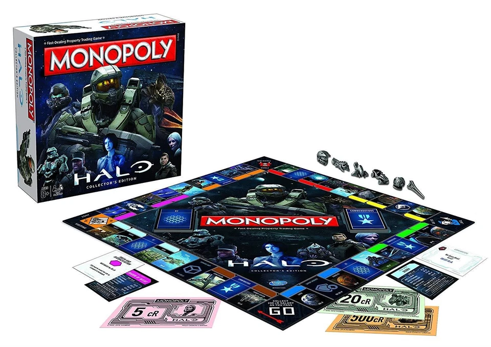 Winning Moves Monopoly Halo Edition Board Game 20572