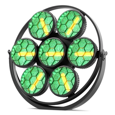 COB LED RGB Par Light 490W DMX Stage DJ Audience Blinder Lighting Disco Party - Image 1 of 4