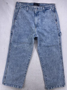 A&F Baggy Rigid Denim Carpenter Jeans Acid Wash 90s Skate 34x30 Street Urban - Bild 1 von 14