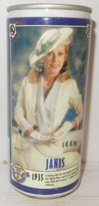 1985 TENNENT'S Lager GIRL JANIS 1935 Beer can from SCOTLAND (44cl) Empty !! - Afbeelding 1 van 2