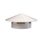 Stylish Dome Design Pvc Roof Ventilation Grille Rain Cap 75 160Mm Pipe
