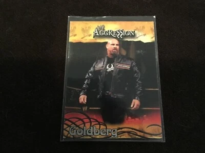 WWE 2003 Fleer Aggression Base Card 1 Goldberg - Image 1 of 2