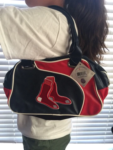 Boston Red Sox MLB Official Gear Faux Leather Purse COMPARE to $39 Ted Williams Cover