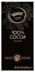15x WAWEL CZEKOLADA COCOA EXTRA DARK 100% CHOCOLATE 80G x15 pcs - Picture 1 of 1
