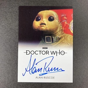 Rittenhouse Doctor Who Alan Ruscoe as Slitheen Full Bleed On Card Autograph - Imagen 1 de 2