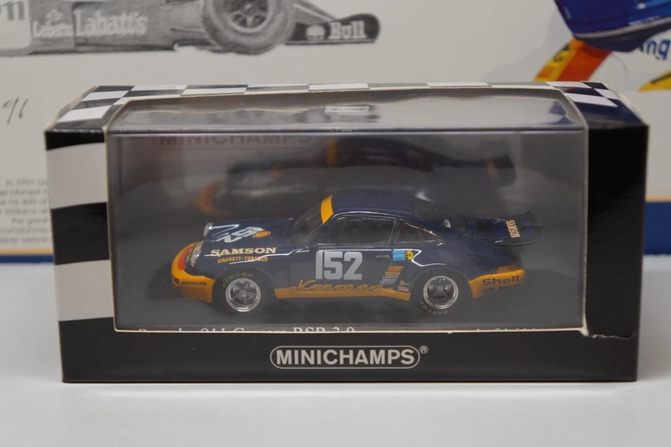 MINICHAMPS - 1974 IMOLA 1000KM - PORSCHE 911 RSR 3.0 #152 - MODELO DE CARRO ESCALA 1/43 - Imagem 1 de 4