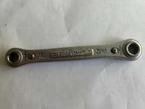 Craftsman Ratcheting Box-end Wrench3/8"-7/16" USA - Picture 1 of 4