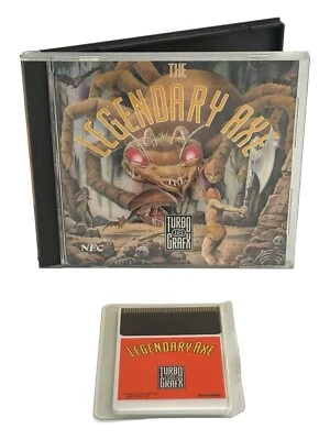 Legendary Axe (Turbo Grafx 16, 1989) CIB Complete Hu-Card Manual Case Tested - Image 1 of 4