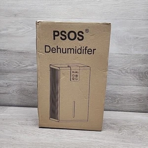 PSOS Dehumidifier 99 Oz for Closet Kitchen Bedroom Quiet Small Portable - Gray - Picture 1 of 6