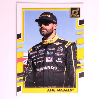 Paul Menard 2018 NASCAR Panini Racing Donruss #58 Card /499 - Image 1 of 2