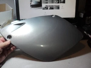 1998-2001 KTM 125 200 300 380 EXC LEFT SIDE PANEL SILVER  NOS OEM 5030804100090 - Picture 1 of 10