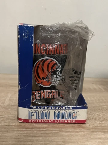Vintage 1998 NFL Cincinnati Bengals Fun Mug New In Box Officially Licensed Cover