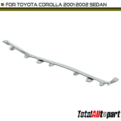 Tampa de para-choque de plástico acabamento de moldura de grade para Toyota Corolla 2001-2002 frontal - Imagem 1 de 4